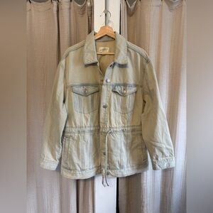 Like New Target Cinched Denim Utility Jacket- Large